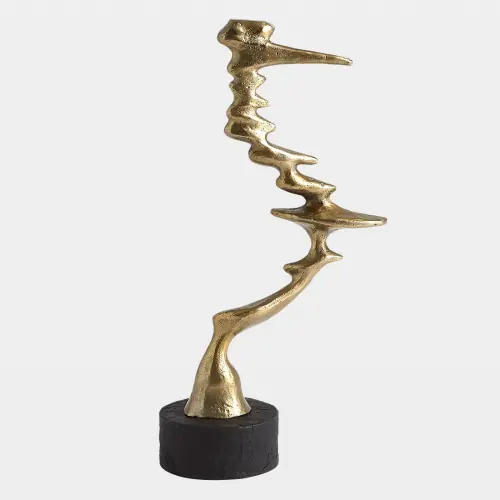 Wind Blown Sculpture-Brass