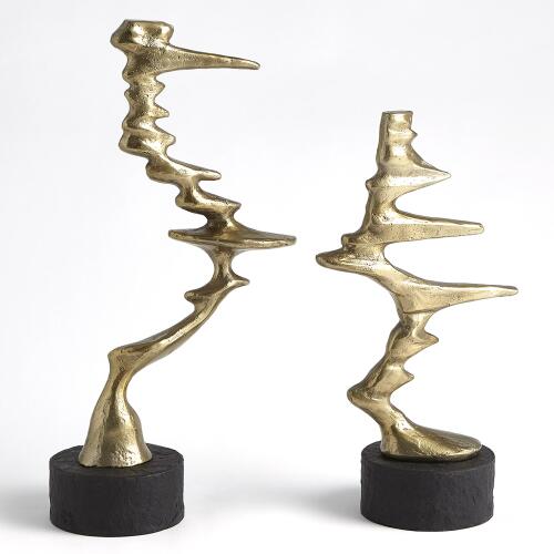 Wind Blown Sculpture-Brass
