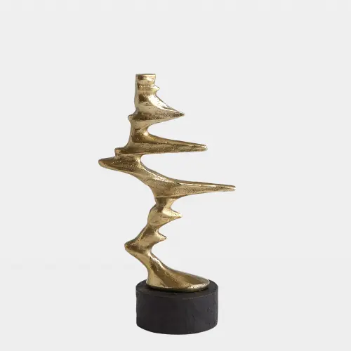 Wind Blown Sculpture-Brass