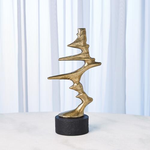Wind Blown Sculpture-Brass