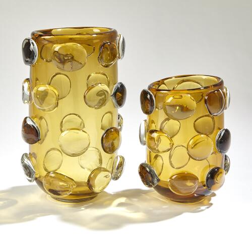 Rondelle Vase-Amber