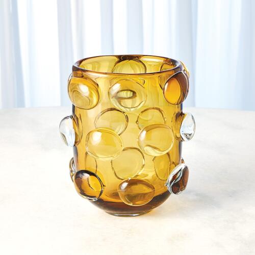 Rondelle Vase-Amber