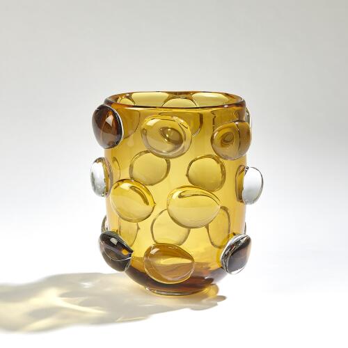 Rondelle Vase-Amber