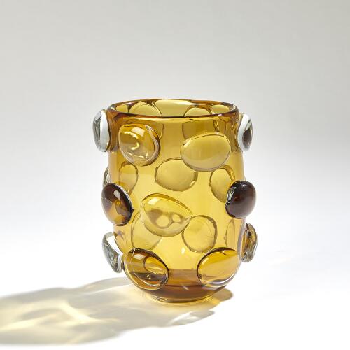 Rondelle Vase-Amber