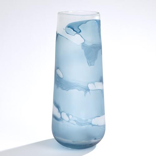 Glacier Vase-Blue