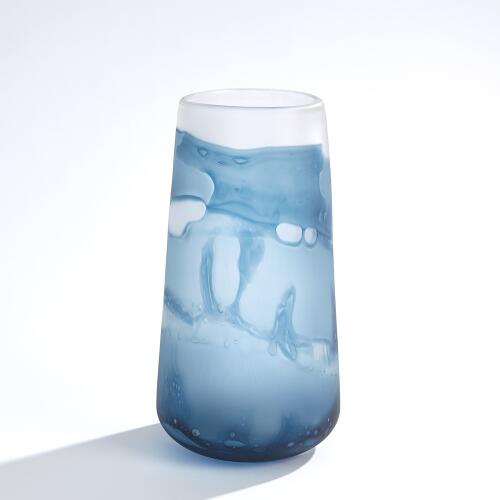 Glacier Vase-Blue