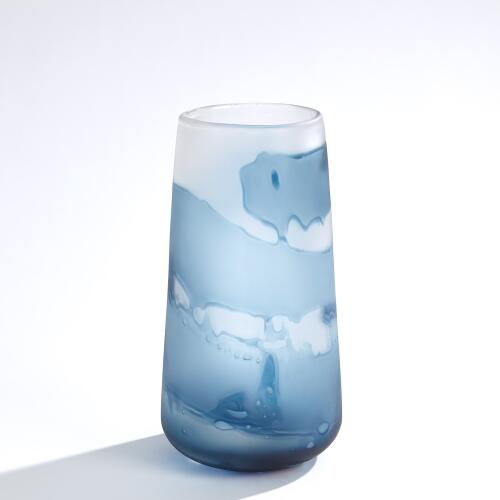 Glacier Vase-Blue