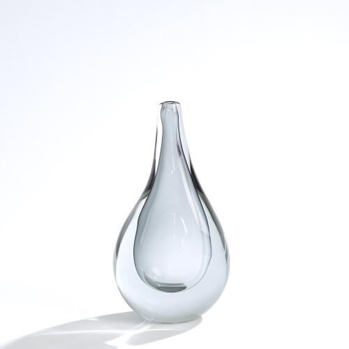 Stretched Neck Vase-Grey