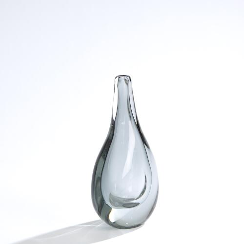 Stretched Neck Vase-Grey