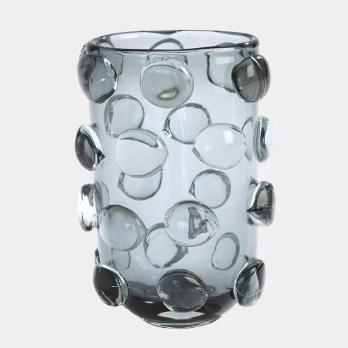 Rondelle Vase-Gray