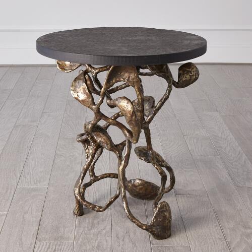 Drift Table-Faux Bronze