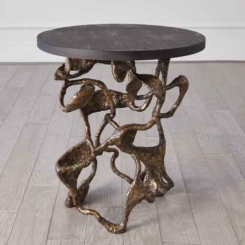Drift Table-Faux Bronze