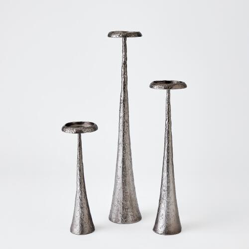 Beacon Candle Holder-Gunmetal