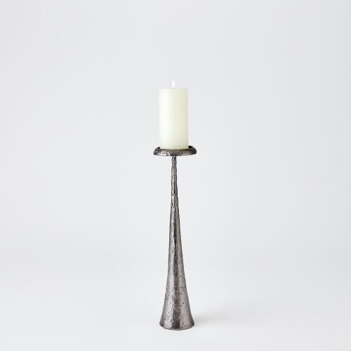 Beacon Candle Holder-Gunmetal