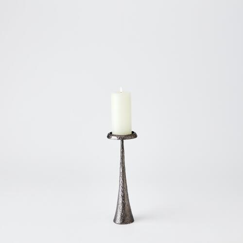 Beacon Candle Holder-Gunmetal