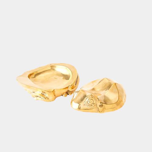 Solid Brass Frog Box