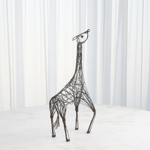 Wire Giraffe-Bronze