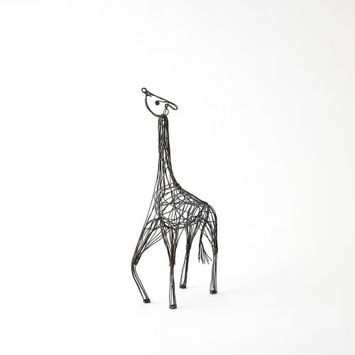 Wire Giraffe-Bronze