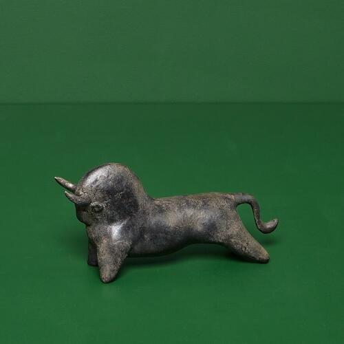 Sampson Bull Sculpture-Bronze