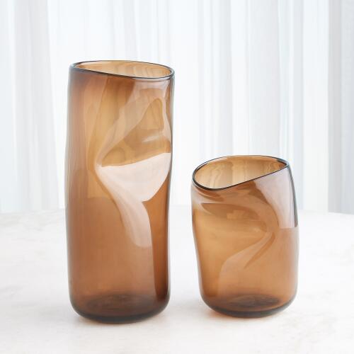 Contour Vase-Tobacco