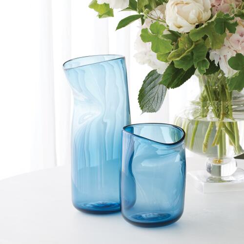 Contour Vase-Blue