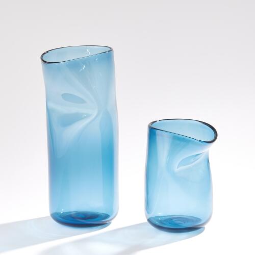 Contour Vase-Blue