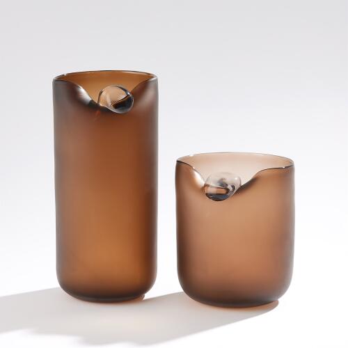 Poise Vase-Tobacco