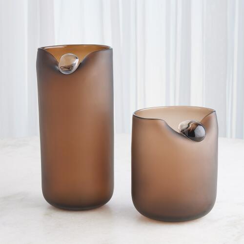 Poise Vase-Tobacco