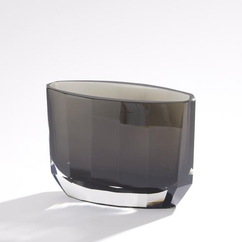 Jewel Vase-Dark Grey