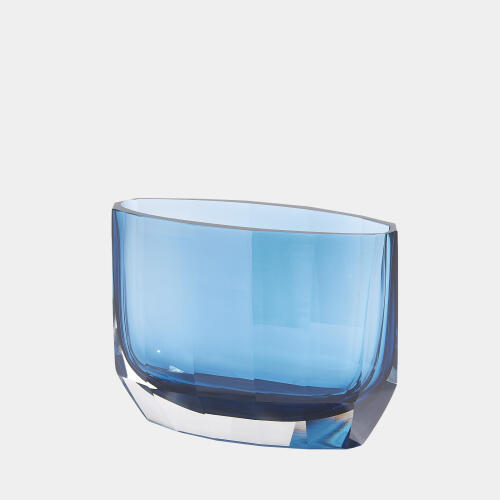 Jewel Vase-Dark Blue