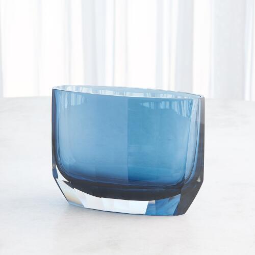 Jewel Vase-Dark Blue