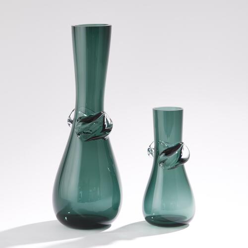 Knot Vase-Smoke Green