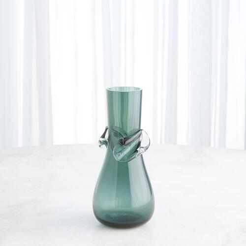 Knot Vase-Smoke Green