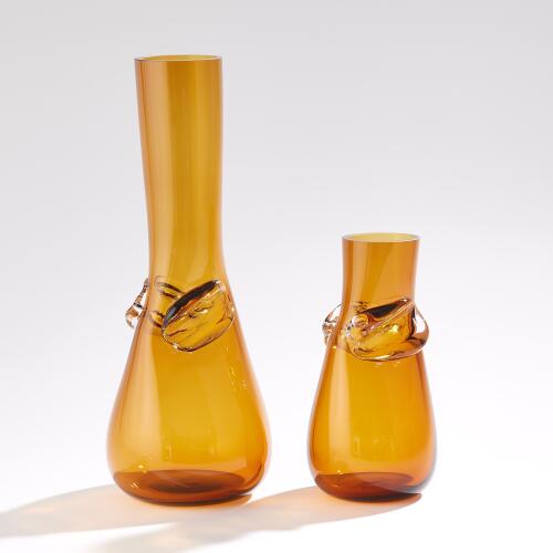 Knot Vase-Amber