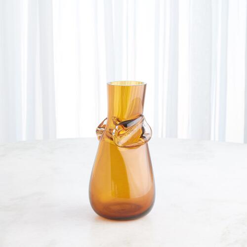 Knot Vase-Amber