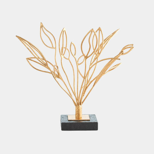 Windswept Sculpture-Gold Leaf
