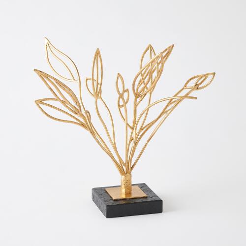 Windswept Sculpture-Gold Leaf