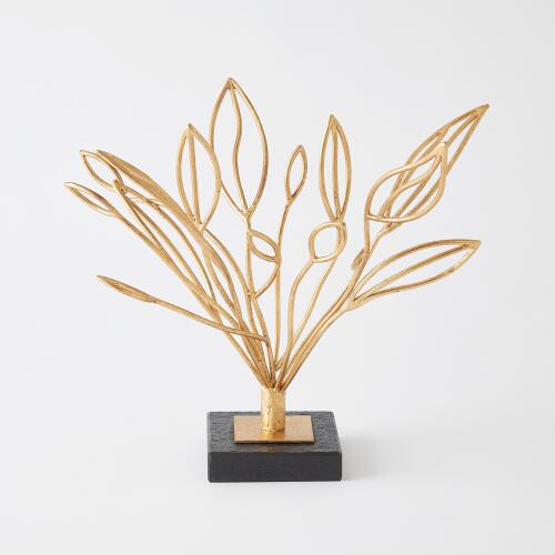 Windswept Sculpture-Gold Leaf