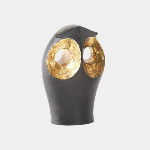 Minerva Gold Leafed Owl