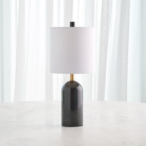 Callanish Marble Lamp-Black-Sm