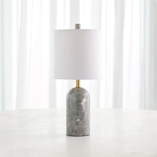 Callanish Marble Lamp-Grey-Sm