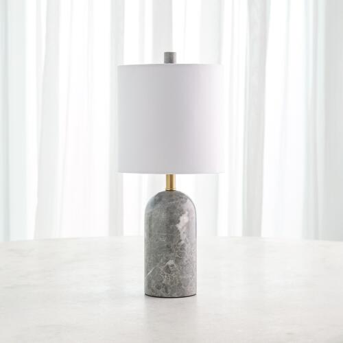 Callanish Marble Lamp-Grey-Sm