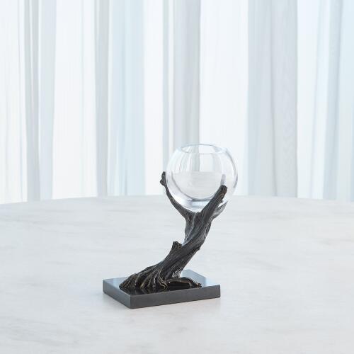 Monterey Vase Holder-Natural Iron