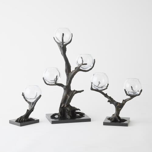 Monterey Vase Holder-Natural Iron