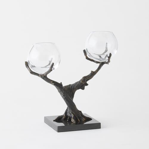 Monterey Vase Holder-Natural Iron