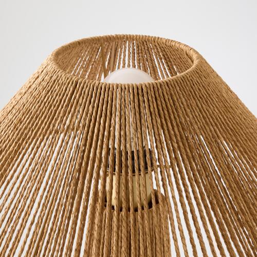 Vertical Rope Lamp-Brown