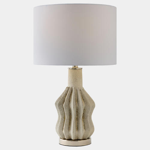 Dom Wave Ceramic Lamp
