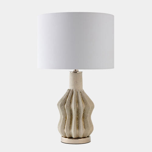 tidal waves ceramic lamp