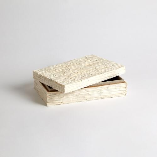 Chiseled Bone Storage Box