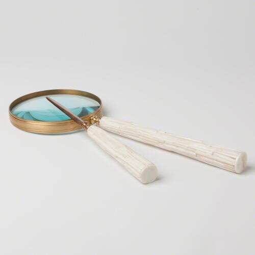 Chiseled Bone Magnifying Glass